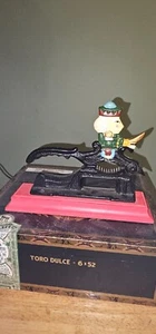 Vintage Nut Cracker, Cast Iron on Wooden Stand, Revolutionary War Soldier - Picture 1 of 5