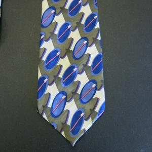 Dental Dentist Gift Men's tie 100% Silk Henry Schein toothbrush print teeth - Picture 1 of 5