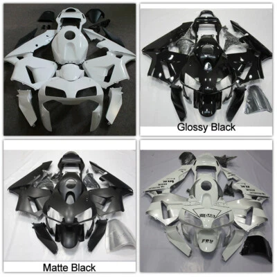 Fairing Kit For Honda CBR600RR 2003 2004 Unpainted / Gloss / Matte Black / White - Image 1 of 4