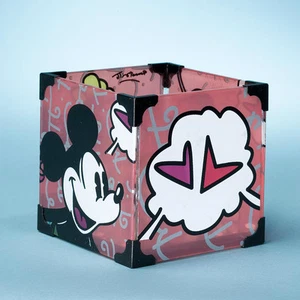 ROMERO BRITTO DISNEY MICKEY & MINNIE VOTIVKERZENHALTER ** NEU ** - Bild 1 von 2