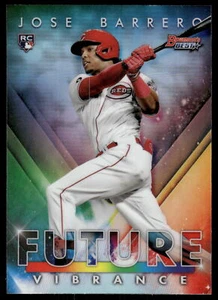 2021 Bowman's Best Jose Barrero Bowman Future Vibrance #BFV-31 Cincinnati Reds - Picture 1 of 2