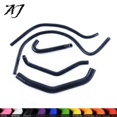 Mangueras de radiador de silicona negras para HONDA CBR600 CBR 600 F4i 2004-2006 Foto 1 de 4
