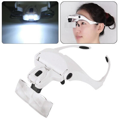 Dental Magnifier Glass Dentist Loupes 5 Lens Surgical Binocular Head Led Medical • 23.69£