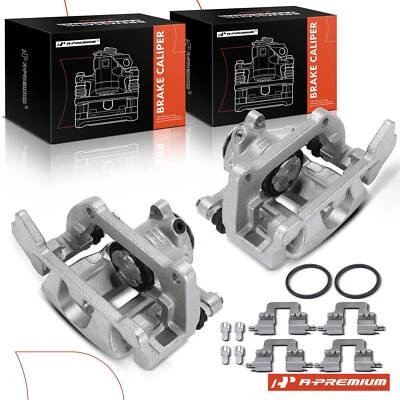 A-Premium 2x Rear Side Brake Caliper w/Bracket for Audi Q5 2013-2017 A4 allroad - Image 1 of 4