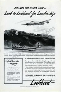 1939 Lockheed Aircraft Planes Great Old PRINT MAGAZINE AD Wall Decor! (4045) - Picture 1 of 1