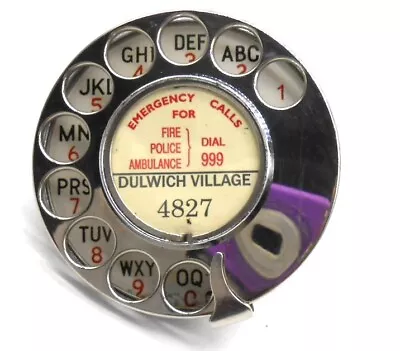 VINTAGE BAKELITE GPO TELEPHONE DIAL No 12 (1957) • 30.51€