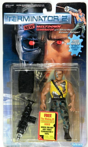 Kenner 1991 The Terminator 2 Future War Meltdown MOC nice Cover
