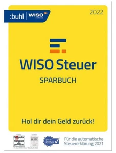 WISO steuer:Sparbuch 2022 für das Steuerjahr 2021 ESD Lizenz Versand per Email - Bild 1 von 1