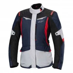 Alpinestars Ladies Motorcycle Jacket - ST-1 Waterproof Stella - Blue/Black/Red - Picture 1 of 2