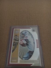 2019 Panini Legacy Legends Prizm Red Walt Garrison 32/100 1/1 jersey number