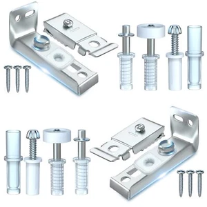 2Pack Bi-Fold Door Hardware Repair Kit Folding Pocket Door Replacement Parts Set - Picture 1 of 6