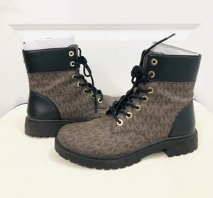Michael Kors Alistair Stiefeletten Damen Größe 8M Outdoor Combat Biker NITB Chic H - Bild 1 von 6