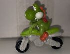 2022 Nintendo Yoshi Super Mario Motorcycle Bike Plastic Toy Figure Green Classic