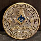 Vintage Masonic Coin 50 Years Freemasonry Commemorative John T. Bean Dec 4,1952