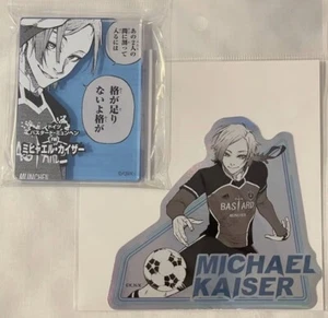 Blue Lock Exhibition 2023 Limited Michael Kaiser Koma Plate Stand Sticker Japan - Picture 1 of 4