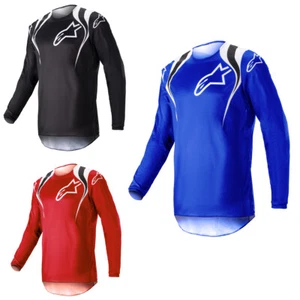 ALPINESTARS FLUID NARIN MENS MOTORCYCLE MX JERSEY - Picture 1 of 8
