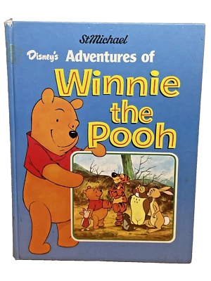 Disney’s Adventures of Winnie the Pooh – 1982 Vintage Hardback Kids Book Gift‑ - Image 1 of 4