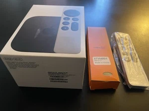 Apple TV 4K 64gb A2737 Extra Remote And Case NIB - Picture 1 of 5