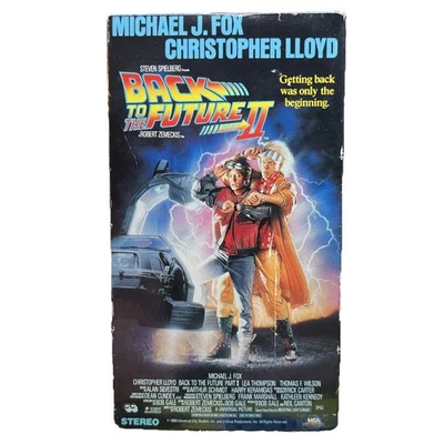 Back to the Future II (VHS 1989) Movie 80914 Michael J. Fox Free Shipping - Image 1 of 4