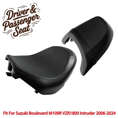 Asiento delantero y trasero apto para Suzuki Boulevard M109R 2006-2024 Foto 1 de 4