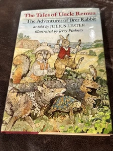 The Tales of Uncle Remus Adv. of Brer Rabbit by Julius Lester 1987 HCDJ B-10725 - Picture 1 of 13