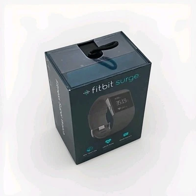 Fitbit Surge Large Black Fitness Watch - NEW SEALED - (Z3-C1) - Image 1 of 4