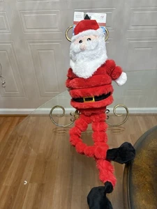 Pet Lou Weihnachten langbeiniger Weihnachtsmann, 26 Zoll lang Klinker & Quietscher - Bild 1 von 5