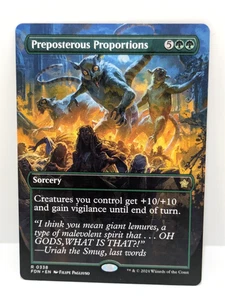 Foundations - Preposterous Proportions - Green - Rare - Fdn 338 - Borderless - - Picture 1 of 2