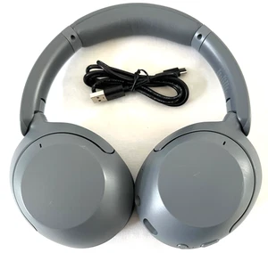 Sony WH-XB910N Extra-Bass Wireless Bluetooth Noise Cancelling Kopfhörer Grau 1 - Bild 1 von 13