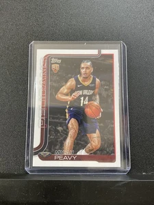 2025-26 Topps Micah Peavy #241 Rookie New Orleans Pelicans - Picture 1 of 2