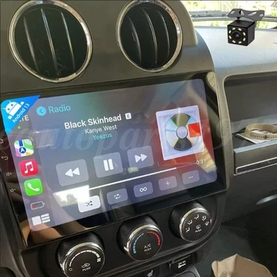For Jeep Patriot Compass 2009-2016 Apple Carplay Car Stereo Radio GPS Android 14 Foto 1 de 4