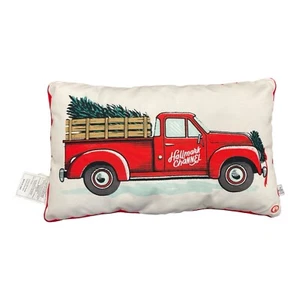 Hallmark Kanal Weihnachtsthema rot LKW Leuchtkissen - Bild 1 von 8