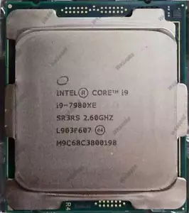 Intel Core i9-7980XE SR3RS Extreme Edition 2.6GHz 18-core LGA-2066 CPU processor - Picture 1 of 1