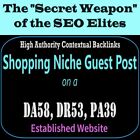Premium SEO Guest Post on my DA50+ Shopping Blog with Dofollow backlink