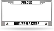 Purdue University Boilermakers Premium Metal License Plate Frame Chrome Tag...