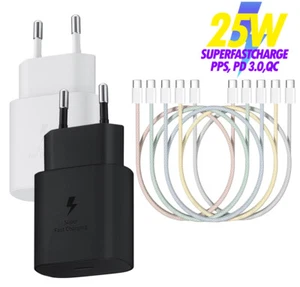 für Samsung GalaxyTab A9 A9+ 25W Usb C Schnellladeadapter Ladegerät Ladekabel - Bild 1 von 8