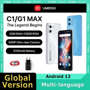 UMIDIGI G1 Max / C1 Max Global Version 4G LTE Smartphone 6GB+128GB OctaCore 50MP - Picture 1 of 15