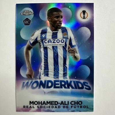 Mohamed -Ali Cho 2022-23 Topps Chrome UEFA Club Wonderkids RC Silver Holo #W-11 - Image 1 of 4