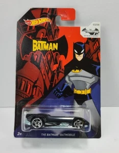 2014 Hot Wheels 75 Years of Batman 3/8 THE BATMAN BATMOBILE Black w/Chrome - Picture 1 of 2
