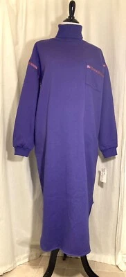 NUEVO DE COLECCIÓN 1990s Mujer Cuello Tortuga Púrpura Manga Larga Sudadera Vestido M Mediano Foto 1 de 4