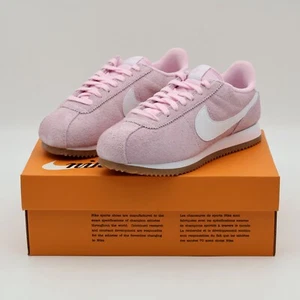 FJ2530-600 Nike Cortez Vintage Suede Pink Foam Gum Medium Brown White (Women's) - Picture 1 of 10