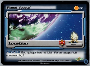 1x DBZ CCG PLANET VEGETA P10 PROMO ANDROID SAGA DRAGON BALL Z LIMITED - Imagen 1 de 1