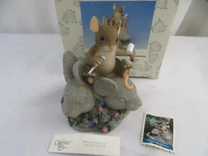Charming Tails Mouse Estatuilla Ratón Rushmore 82/115 Vintage Mouse Estatuilla Novela - Imagen 1 de 6