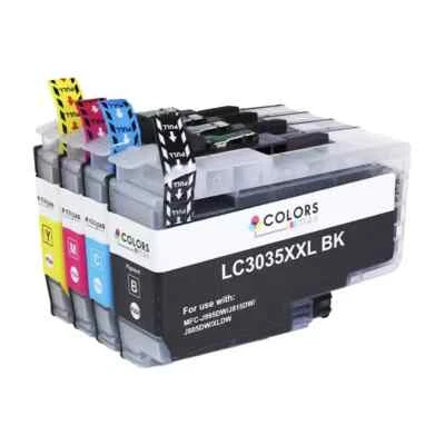 Compatible with   Brother LC3035XXL Ink Cartridge 4-Piece Combo Pack - Image 1 of 4