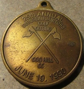 1990 Janitors Golf Outing Cog Hill Country Club Lamont IL Token - Illinois - Picture 1 of 2