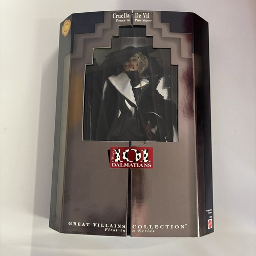 Vintage 1996 Disney 101 Dalmatians Cruella De Vil Power in Pinstripes