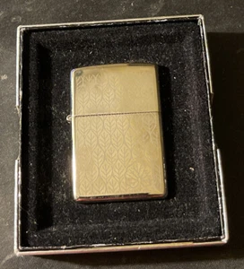 zippo lighter silver plate leaf 2000 design - Picture 1 of 2
