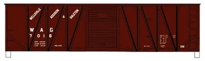 Accurail (4514) WELLSVILLE ADDISON & GALETON-WAG 40' Wood Box Car #7016 KIT NIB  - Picture 1 of 2