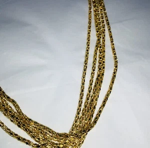 5 x Imperfect Gold Coloured 2mm Snake Chain NECKLACES 22 Inches Read Listing - Picture 1 of 9
