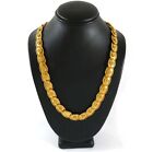 Women's Unique 22k Yellow Gold Hand Crafted Link Chain Necklace 43 grams